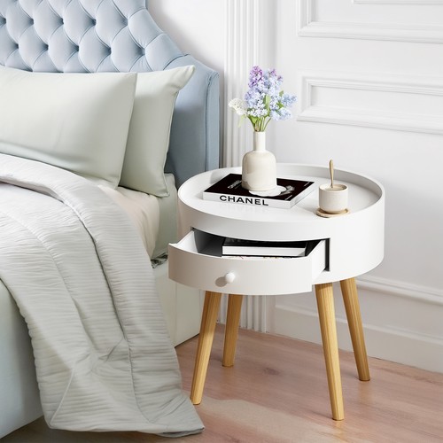 Small nightstand with storage - with,